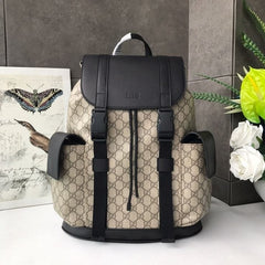 Gucci GG Supreme Monogram Coated Canvas Backpack With Dust Bag 69048