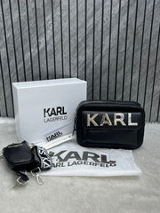 Karl Lagerfeld Maybelle Camera Crossbody Bag With Original Packing