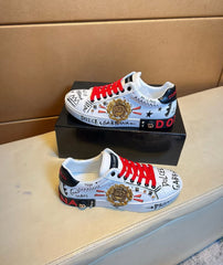 Dolce Gabbana Portofino Embroidery Sneakers