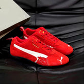 Puma x Balenciaga Speedcat Suede Distressed Red White