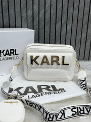 Karl Lagerfeld Maybelle Camera Crossbody Bag With Original Packing
