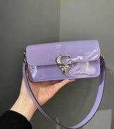 Coach Studio Baguette Red Patent Leather Shoulder Bag