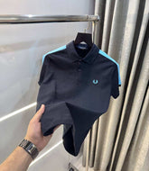 Fredperry Navy Blue Premium Classic Polo T-Shirt