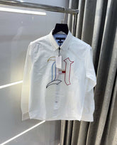 Tomm y Hilfiger White Embroidery Logo Premium Shirt