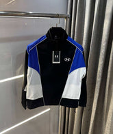 Unde r Armour Black blue luX...ury Biker Edition WindBreaker