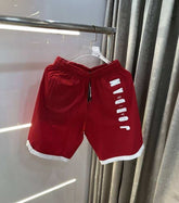 Air Jordan Red Embroidery Work Premium Shorts