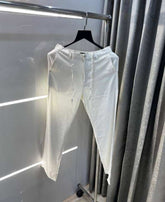 Ralp Lauren White Premium Pure Linen Trousers