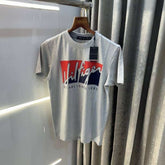 Tommy. Hilfiger Grey Logo Print Premium T-shirt