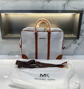 Michael Kors Black MonogR@M! Lu..X..ury Laptop Bag