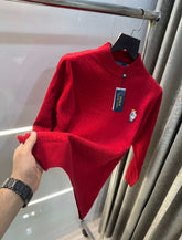 Ralph Lauren Red Teddy Edition Knitted Pull Pver