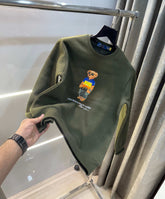 Ralph Lauren Olive Teddy Edition Imported Sweatshirt