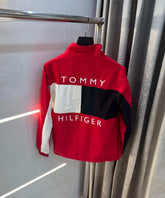 Tomm y Hilfiger Red Imported Premium Bomber Jacket