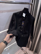 Ralph Lauren Black Embroidery Logo Classic Shirt