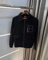 Balmai n Paris Black Logo Imported Jacket