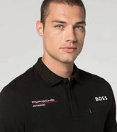 Hugo Bos s Black Porche Edition Premium Polo T-shirt