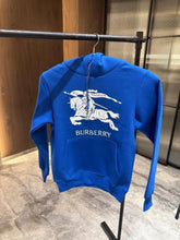 Burberr y Blue Fleece Premium Hoodie