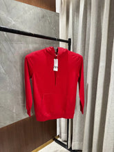 Zar_a Men Red Plain Hoodie