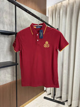 RALPH LAURE_N POLO RED PREMIUM FRONT EMBORSSED POLO