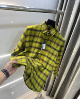 Ralph Lauren Green Brushing Checks Premium Shirt