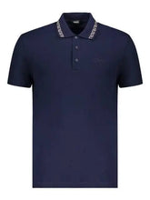 Versace Couture Petrol Blue Logo Work Imported Polo T-Shirt