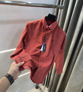 Ralph Lauren Peach Embroidry Logo Premium Shirt