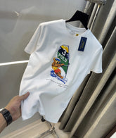 Ralph Lauren White Teddy Logo Premium T-Shirt