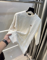Fredperry White Embroidery Logo Imported Pull Over