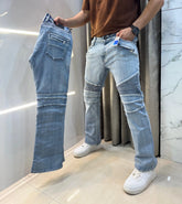 Balmai n Paris sky Blue Imported Rider Designer Denim