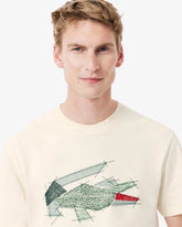 Lacost e Cream Logo Work Premium T-Shirt