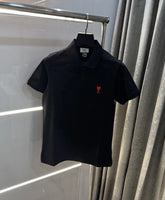 Ami paris Black Logo Work Premium Imported T-Shirt
