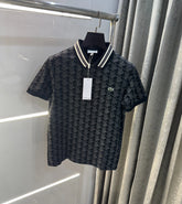 Lacost e Black Logo Work Premium Polo T-Shirt