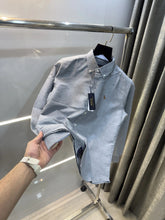 Ralph Lauren Grey Embroidry Logo Premium Shirt
