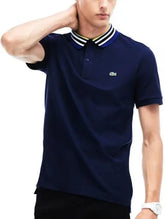 Lacost e Navy Blue Embroidery Logo Premium Polo T-Shirt