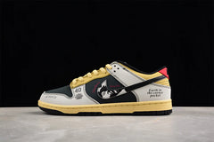 STUSSY X SB DUNK LOW - BEIGE BLACK
