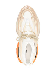 Balmain Beige & White Unicorn Sneakers