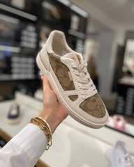 Coach Clip Court Low Top Sneakers For Women With Original Box