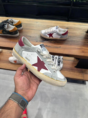 Golden goose Super-Star Penstar "White/Ice/Bordeaux" sneakers