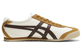 ONITSUKA TIGER SNEAKERS MEXICO 66 CREAM LICORICE BROWN