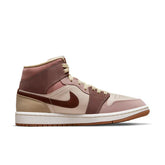 WMNs Nike Air Jordan 1 Mid ‰ÛÏ Dark Pony Smoky Mauve ‰