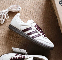 Adidas Samba OG Men s Wonder White Maroon 682