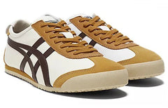 ONITSUKA TIGER SNEAKERS MEXICO 66 CREAM LICORICE BROWN