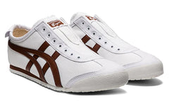 Onitsuka Tiger Mexico 66 White Reddish brown Slipon