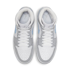 WMNs Nike Air Jordan 1 Mid ‰ÛÏ Wolf Grey ‰