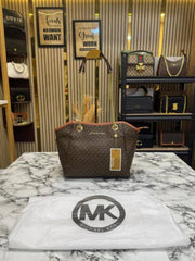 Michael Kors Jet Set Travel Chain Shoulder Tote Bag Witch Dust Bag (70199-Brown)