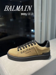 Balmain Logo Print BCourt Sneaker