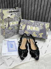 Dior Jadior SlingBack Mesh Transparent Flats For Her