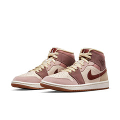 WMNs Nike Air Jordan 1 Mid ‰ÛÏ Dark Pony Smoky Mauve ‰
