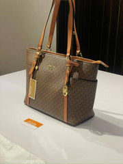 Michael Kors MK Sullivan Zipper Tote Bag Coffee Brown With Dustbag 3910 Coffee Brown