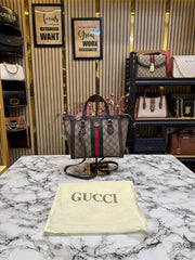 GUCCI GG OPHIDIA TOTE BAG WITH DUST BAG