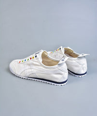 Onitsuka Tiger slip onn rainbow white blue